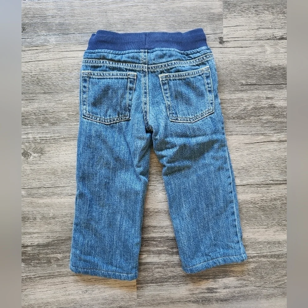 Gymboree Fleeced Lined Denim Jeans